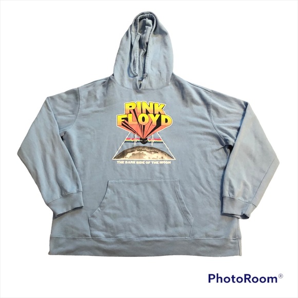 Pink Floyd Tops - Pink Floyd Hoodie size XXL baby blue color Pink Floyd graphic